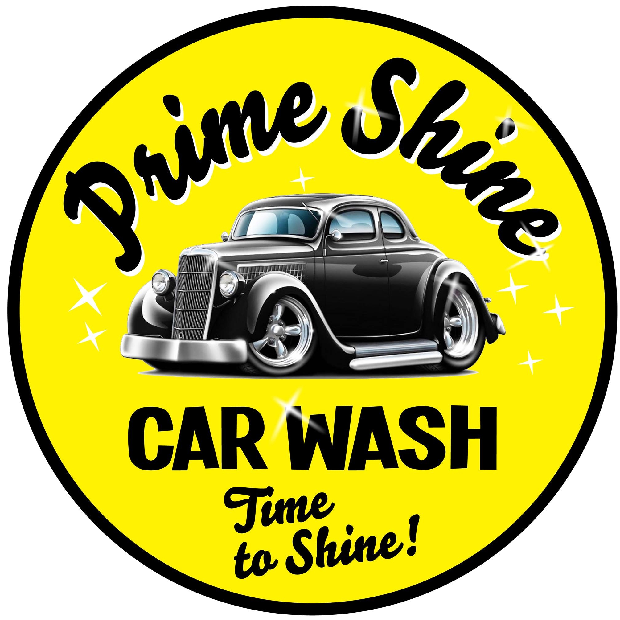 Prime Shine Car Wash logo