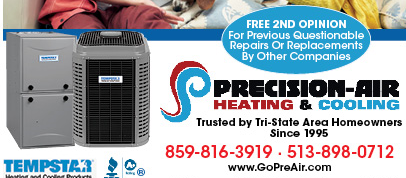 Precision-Air Heating & Air Conditioning banner