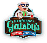 Professor Gatsby's Heating & Cooling logo